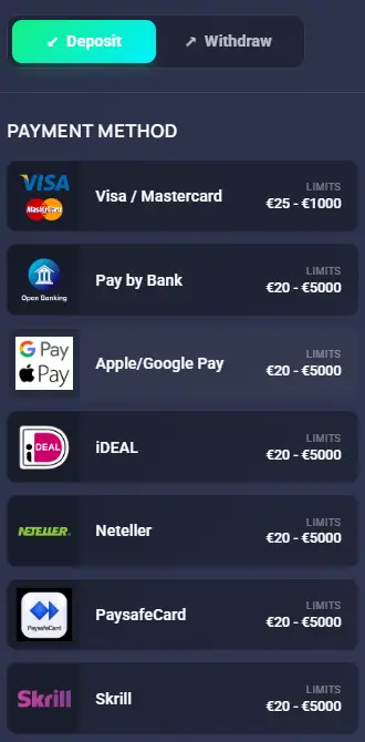 musbet casino deposit